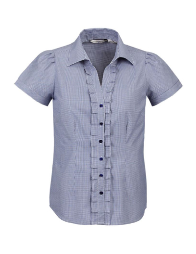 Biz Collection Ladies Edge Short Sleeve Shirt
