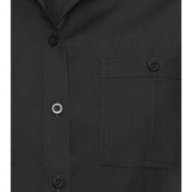 The Biz Collection Ladies Bondi Short Sleeve Shirt is 65% Polyester, 35% cotton. A semi fitted shirt. Available in 4 colours. Sizes 6-24.