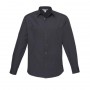 Biz Collection Mens Bondi Long Sleeve Shirt-s306ml_charcoal_725