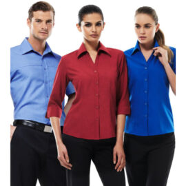 The Biz Collection Ladies Plain Oasis 3/4 Sleeve Shirt is a Biz Comfortcool performance shirt. Classic fit. 9 colours. Great shirts from Biz Collection.
