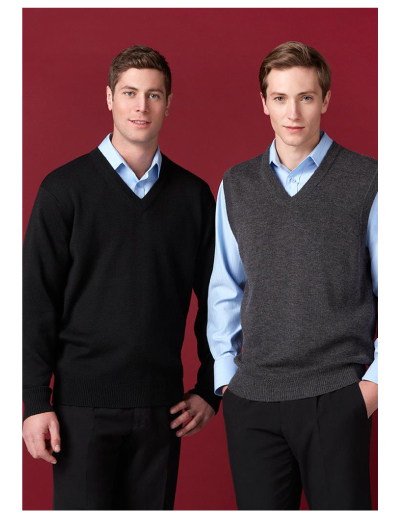 The Biz Collection Mens Woolmix Pullover is a 50% wool, 50% acrylic - 12 gauge pullover. Great business uniforms from Biz Collection.