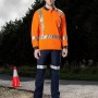 The Syzmik TTMC-W Long Sleeve Polo is a polyester long sleeve polo with retroreflective tape.  S - 7XL.  Orange.  Great branded TTMC-W workwear from Syzmik.