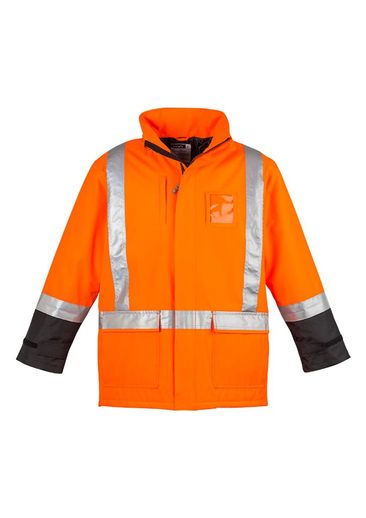 The Syzmik TTMC-W Quilt Lined Storm Jacket is a jacket that is quilt lined with an internal pocket.  Waterproof to 5000mm.  Great hi viz jackets.