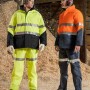 The Syzmik Hi Vis Storm Jacket is a quilt lined jacket with reflective tape.  4 colours.  Internal pocket.  Great hi vis jackets for your team.