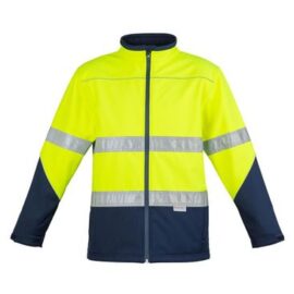 The Syzmik Unisex Hi Vis Taped Soft Shell Jacket is a 100% polyester jacket. Waterproof to 5000mm and breathable. 2 colours. Great branded hi vis jackets.