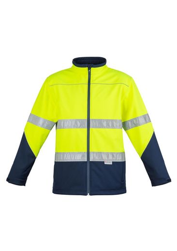 The Syzmik Unisex Hi Vis Taped Soft Shell Jacket is a 100% polyester jacket.  Waterproof to 5000mm and breathable.  2 colours.  Great branded hi vis jackets.