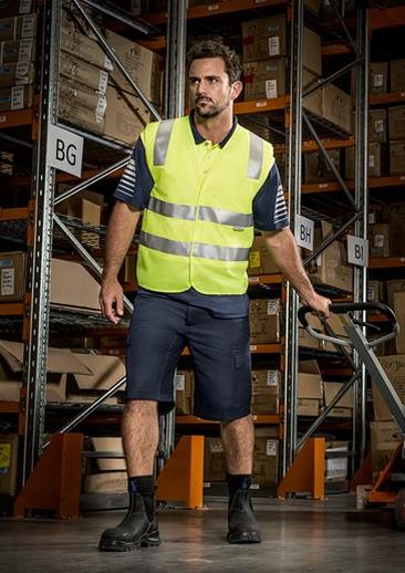 The Syzmik Unisex Hi Vis Basic Vest is a 100% polyester vest with retroreflective 3M tape.  Quick release.  XS - 7XL.  Orange & Yellow available.