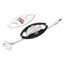 The Trends Collection Handi Cable Wrap is a simple but useful item for keeping electronic accessories tidy.  Black & White.  Great branded office promo products.
