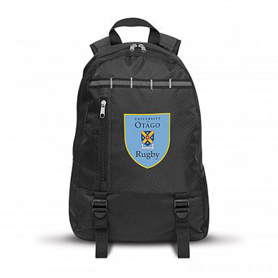 The Trends Collection Campus Back Pack is a back pack with padded back, base & straps.  Inner laptop sleeve.  In Black.  Great branded bag promo product.