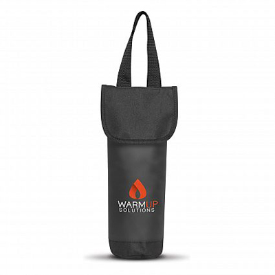 The Trends Collection Dunstan Wine Cooler Bag is a luxury single bottle wine cooler carry bag.  In Black.  Great branded promotional wine bag product.
