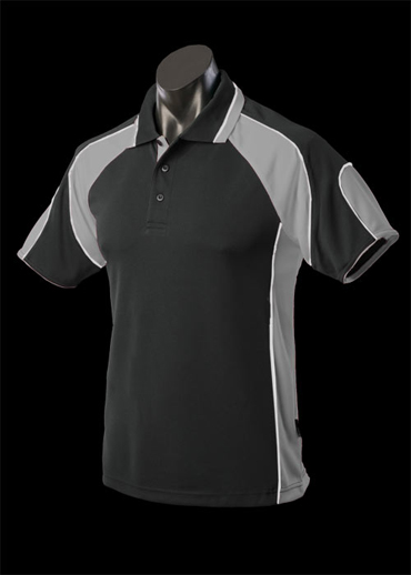 The Aussie Pacific Mens Murray Polo Shirt is made from 100% Driwear polyester moisture removal fabric.  14 colours.  Great branded polos & sportswear.