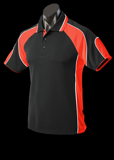 The Aussie Pacific Mens Murray Polo Shirt is made from 100% Driwear polyester moisture removal fabric.  14 colours.  Great branded polos & sportswear.