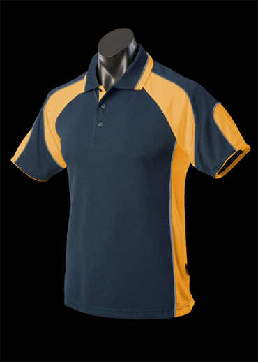 The Aussie Pacific Mens Murray Polo Shirt is made from 100% Driwear polyester moisture removal fabric.  14 colours.  Great branded polos & sportswear.