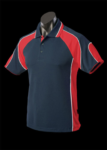 The Aussie Pacific Mens Murray Polo Shirt is made from 100% Driwear polyester moisture removal fabric.  14 colours.  Great branded polos & sportswear.