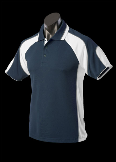 The Aussie Pacific Mens Murray Polo Shirt is made from 100% Driwear polyester moisture removal fabric.  14 colours.  Great branded polos & sportswear.