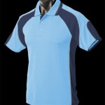The Aussie Pacific Mens Murray Polo Shirt is made from 100% Driwear polyester moisture removal fabric.  14 colours.  Great branded polos & sportswear.