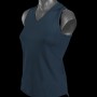 2107 Aussie Pacific Ladies Botany Singlet Navy