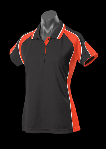 The Aussie Pacific Ladies Murray Polo shirts are made from 100% driwear polyester moisture removal material. In 14 colours. Great branded polos & sportswear.