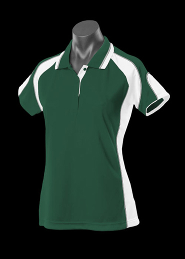 The Aussie Pacific Ladies Murray Polo shirts are made from 100% driwear polyester moisture removal material. In 14 colours. Great branded polos & sportswear.