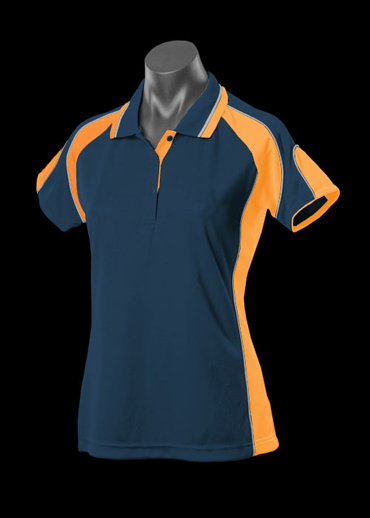 The Aussie Pacific Ladies Murray Polo shirts are made from 100% driwear polyester moisture removal material. In 14 colours. Great branded polos & sportswear.