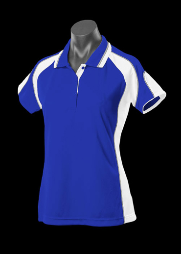 The Aussie Pacific Ladies Murray Polo shirts are made from 100% driwear polyester moisture removal material. In 14 colours. Great branded polos & sportswear.