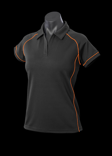 The Aussie Pacific Ladies Endeavour Polo Shirt is made from 100% Driwear polyester moisture removal fabric.  19 colours.  Great branded polos & sportswear.