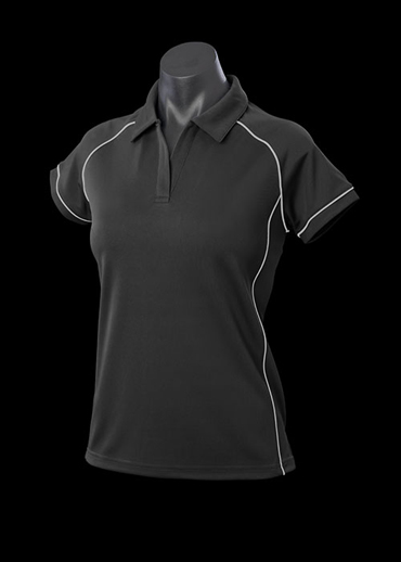 The Aussie Pacific Ladies Endeavour Polo Shirt is made from 100% Driwear polyester moisture removal fabric.  19 colours.  Great branded polos & sportswear.