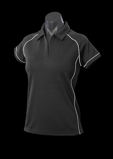 The Aussie Pacific Ladies Endeavour Polo Shirt is made from 100% Driwear polyester moisture removal fabric.  19 colours.  Great branded polos & sportswear.