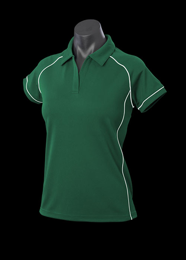 The Aussie Pacific Ladies Endeavour Polo Shirt is made from 100% Driwear polyester moisture removal fabric.  19 colours.  Great branded polos & sportswear.