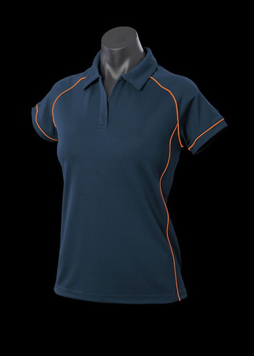 The Aussie Pacific Ladies Endeavour Polo Shirt is made from 100% Driwear polyester moisture removal fabric.  19 colours.  Great branded polos & sportswear.