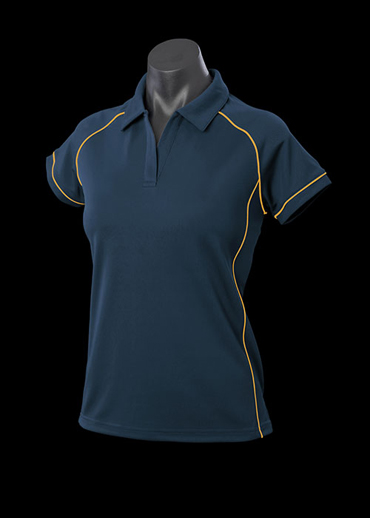 The Aussie Pacific Ladies Endeavour Polo Shirt is made from 100% Driwear polyester moisture removal fabric.  19 colours.  Great branded polos & sportswear.