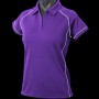 2310 Aussie Pacific Ladies Endeavour Polo – Purple/White