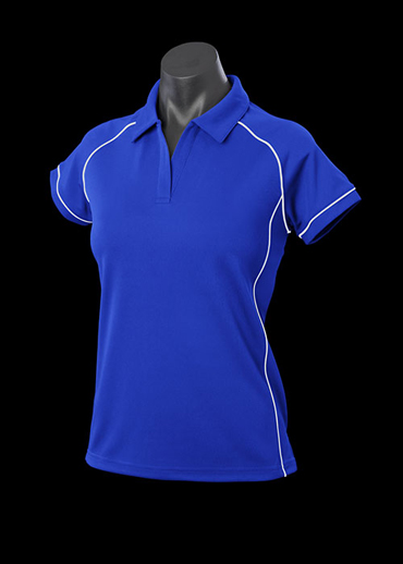 The Aussie Pacific Ladies Endeavour Polo Shirt is made from 100% Driwear polyester moisture removal fabric.  19 colours.  Great branded polos & sportswear.
