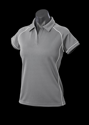 The Aussie Pacific Ladies Endeavour Polo Shirt is made from 100% Driwear polyester moisture removal fabric.  19 colours.  Great branded polos & sportswear.