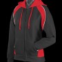 2511 Aussie Pacific Ladies Panorama Zip Hoodies Black Red White