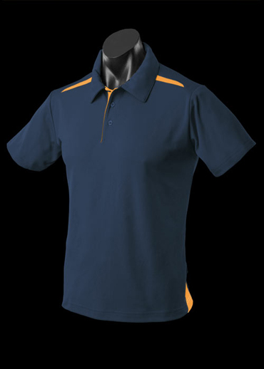 The Aussie Pacific Kids Paterson Polo Shirt is made from Driwear polyester & cotton moisture removal fabric.  9 colours.  Great branded contrast polos & sportswear.