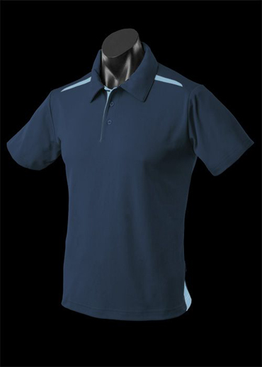 The Aussie Pacific Kids Paterson Polo Shirt is made from Driwear polyester & cotton moisture removal fabric.  9 colours.  Great branded contrast polos & sportswear.