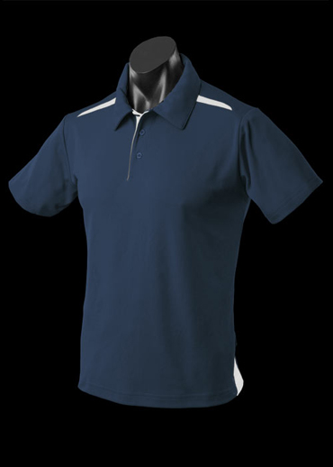The Aussie Pacific Kids Paterson Polo Shirt is made from Driwear polyester & cotton moisture removal fabric.  9 colours.  Great branded contrast polos & sportswear.