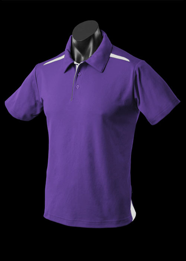 The Aussie Pacific Kids Paterson Polo Shirt is made from Driwear polyester & cotton moisture removal fabric.  9 colours.  Great branded contrast polos & sportswear.