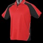 3309 Aussie Pacific Kids Panorama Polo – Red/Black/White