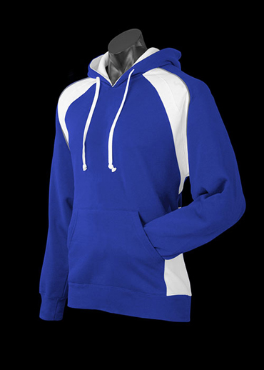The Aussie Pacific Kids Huxley Hoodies is a 50/50 polyester cotton blend. 14 colours. Pullover style. Great branded hoodies & sportswear.