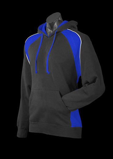 The Aussie Pacific Kids Huxley Hoodies is a 50/50 polyester cotton blend. 14 colours. Pullover style. Great branded hoodies & sportswear.