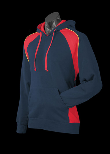 The Aussie Pacific Kids Huxley Hoodies is a 50/50 polyester cotton blend. 14 colours. Pullover style. Great branded hoodies & sportswear.