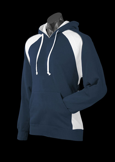 The Aussie Pacific Kids Huxley Hoodies is a 50/50 polyester cotton blend. 14 colours. Pullover style. Great branded hoodies & sportswear.