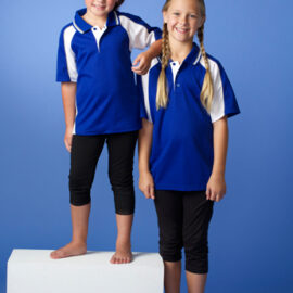 The Aussie Pacific Kids Panorama Polo Shirt is made from a polyester and cotton moisture removal fabric. 5 colours.  Great branded polos & sportswear.