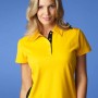 The Aussie Pacific Ladies Paterson Polo Shirt is made from 80% polyester/20% cotton driwear moisture removal fabric.  In 19 colours.  Great branded polos & sportswear.