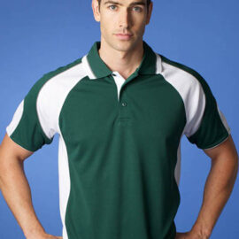 The Aussie Pacific Mens Murray Polo Shirt is made from 100% Driwear polyester moisture removal fabric. 14 colours. Great branded polos & sportswear.