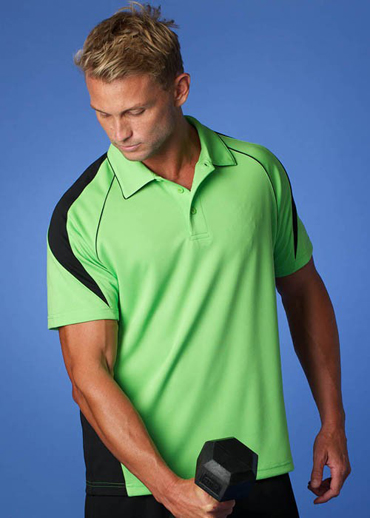 The Aussie Pacific Mens Premier Polo Shirt is made from 100% Driwear polyester moisture removal fabric.  17 colours.  Great branded polos & sportswear.