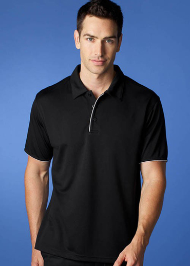 The Aussie Pacific Mens Yarra Polo Shirt is made from 100% Driwear polyester moisture removal fabric.  11 colours.  Great branded polos shirts and sportswear.