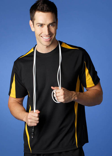 The Aussie Pacific Mens Eureka Tee is made from 100% Driwear polyester moisture removal fabric.  14 colours.  Great branded sports tees & sportswear.